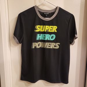 Bleached Kids shirt Super Hero Powers size XL New no tag.